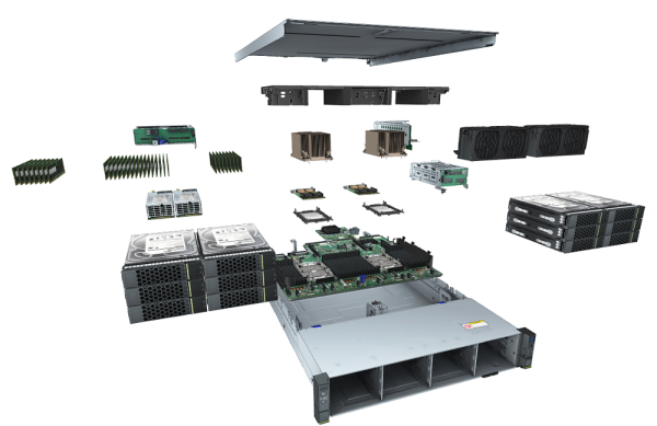 Шасси xFusion 2288H V6-16DIMM 2288H V6-B16AKF (0231Y610)