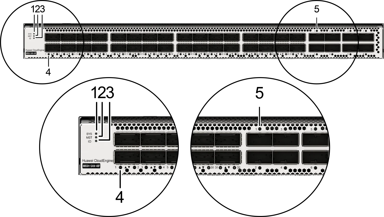 Индикаторы и кнопки, CE8855H-SAN-40F