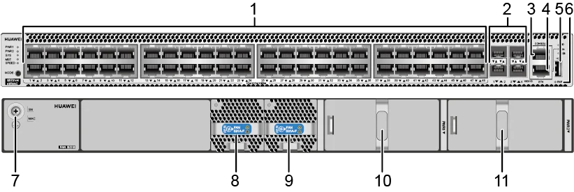 Портовая панель, S5731-H48T4XC-B