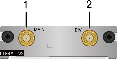 Порты и интерфейсы, MIC-LTE4AU-V2