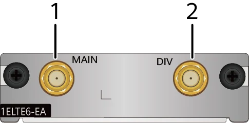 Порты и интерфейсы, MIC-1ELTE6-EA