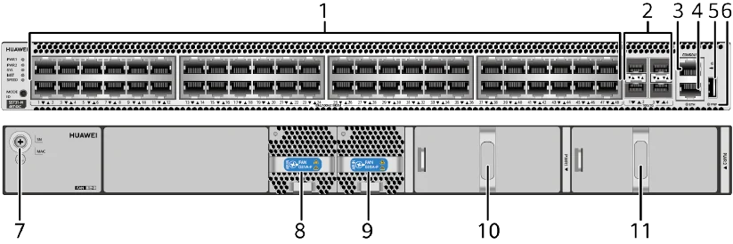 Портовая панель, S5731-H48T4XC-B