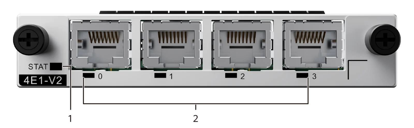 Индикаторы и кнопки, SIC-4E1-V2