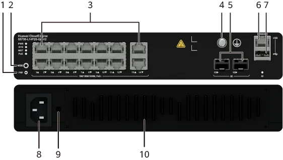 Портовая панель, S5735-L14P2S-QA-V2