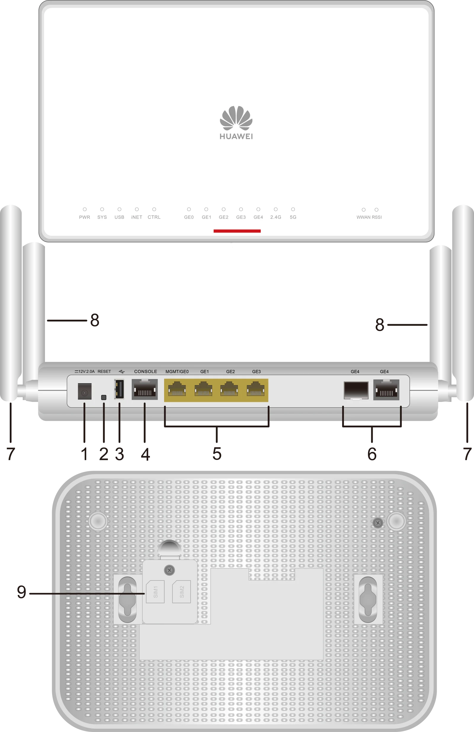 Портовая панель, AR611W-LTE6EA
