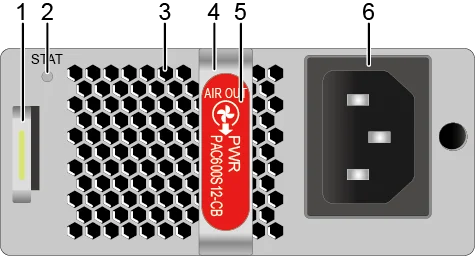PAC600S12-CB (Блок питания 600 Вт, AC и 240 В DC)
