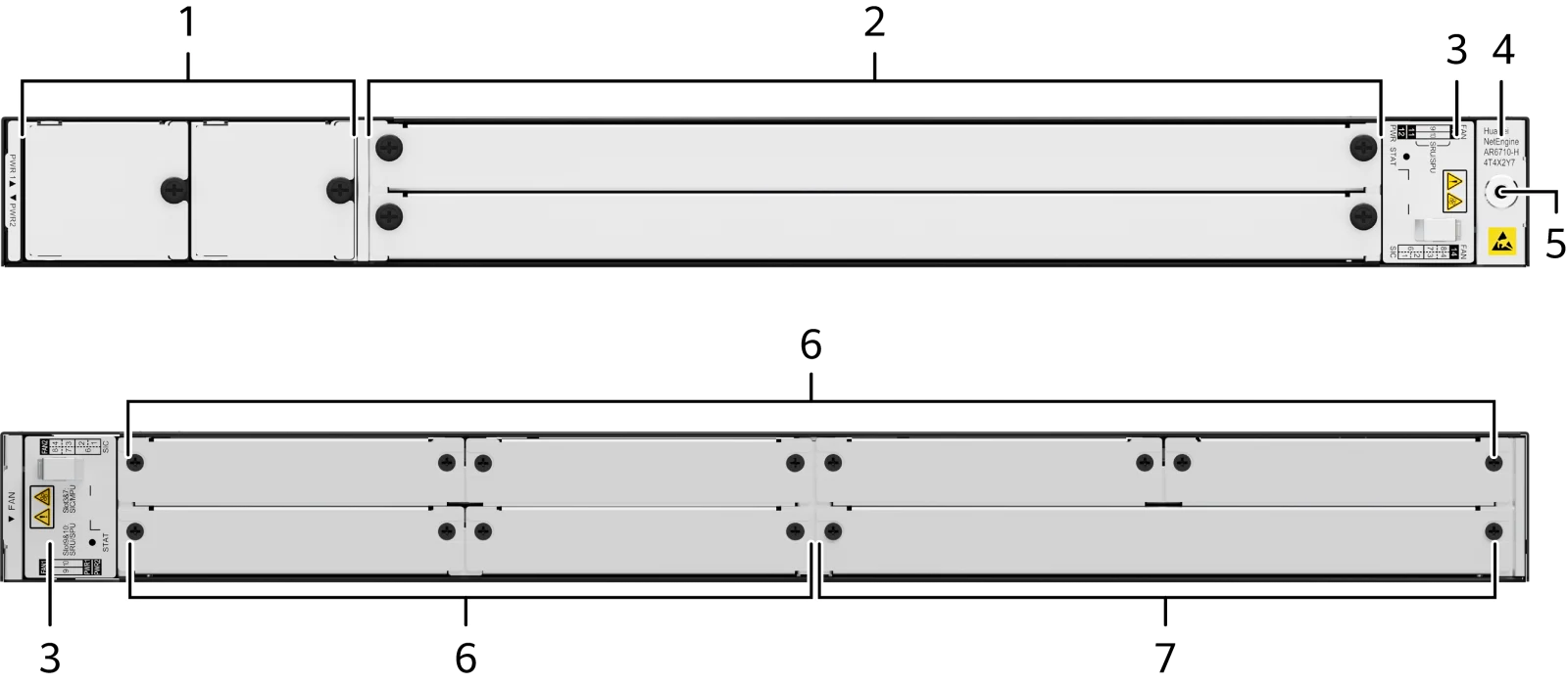 Портовая панель, AR6710-H4T4X2Y7