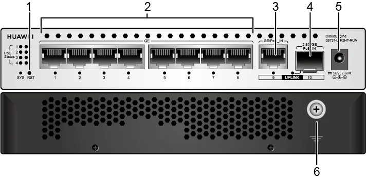 Портовая панель, S5731-L8P2HT-RUA