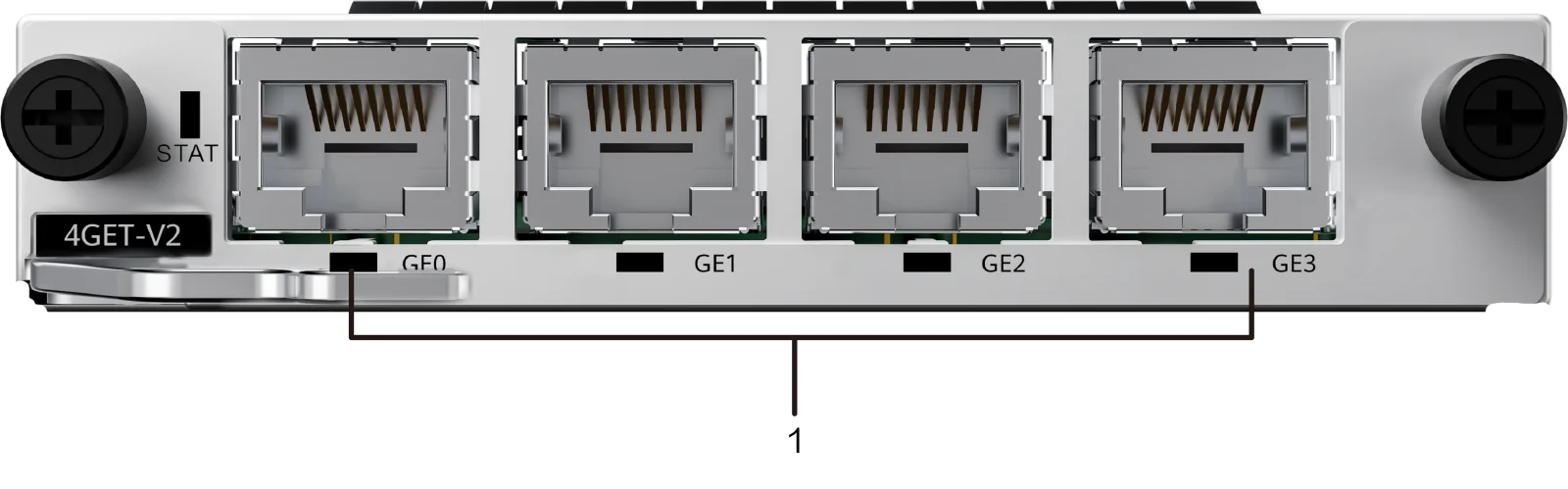 Порты и интерфейсы, SIC-4GET-V2