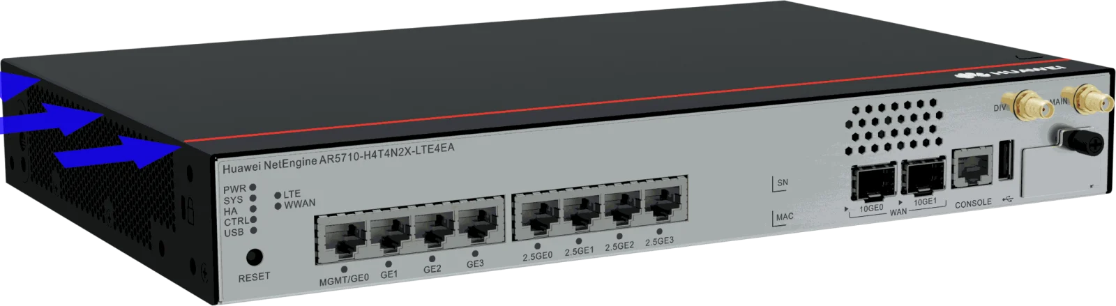Портовая панель, AR5710-H4T4N2X-LTE4EA