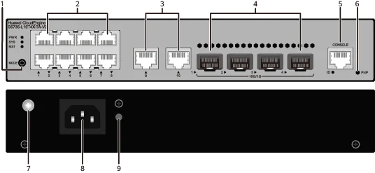 Портовая панель, S5735-L10T4X-TA-V2
