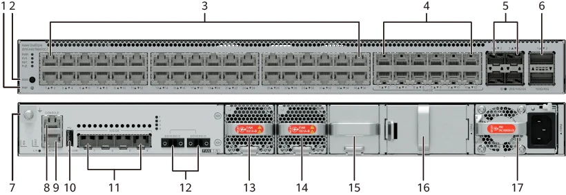 Портовая панель, S5755-H48UTM4X4Y2C-T