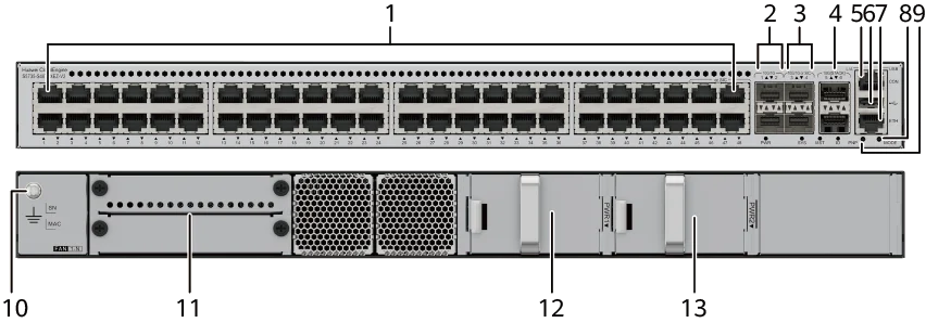 Портовая панель, S5735-S48T4XEZ-V2
