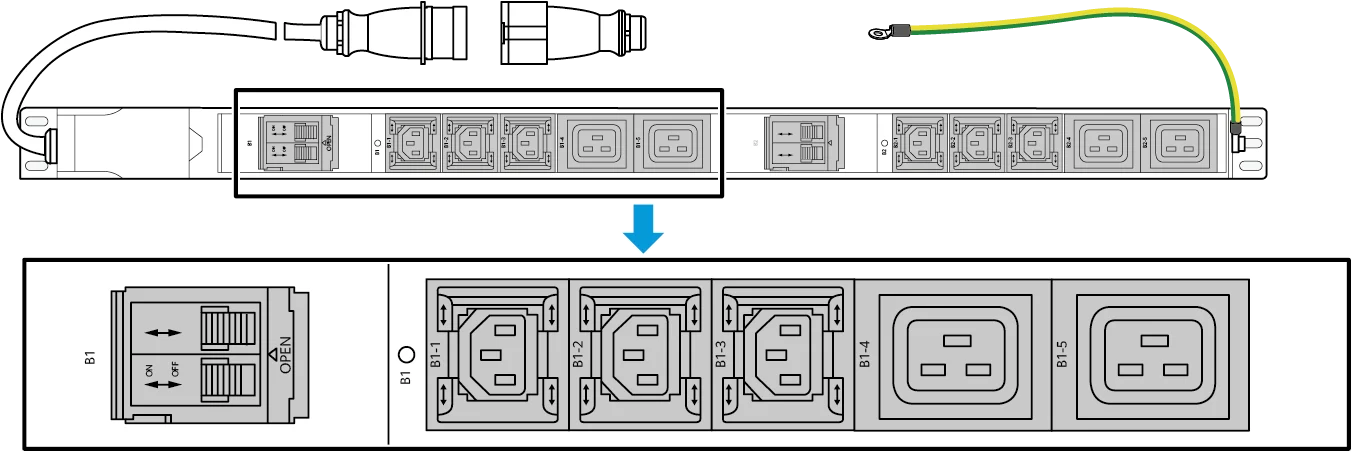 Внешний вид, PDU2000-32-HVDC-6/4-B1