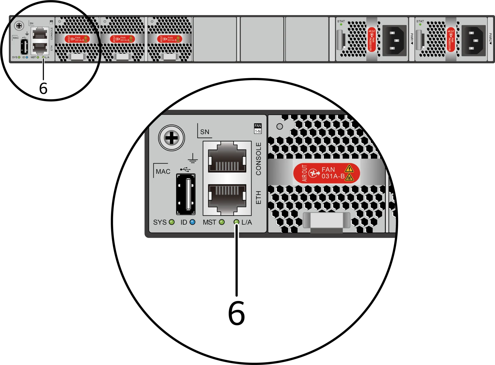 Индикаторы и кнопки, CE6855-48XS8CQ