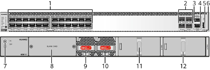 Портовая панель, S5731-H24P4XC