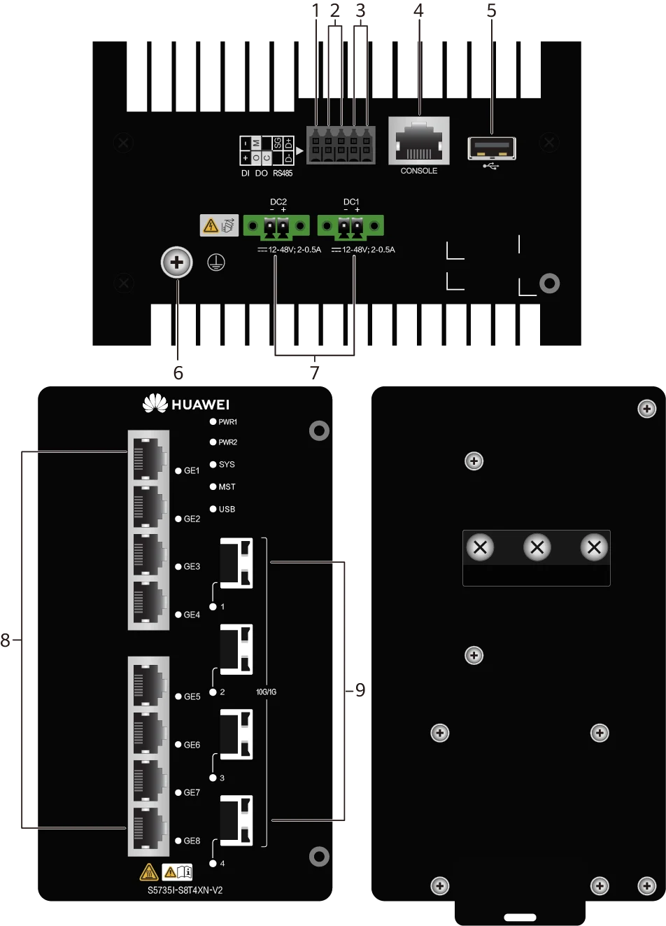 Портовая панель, S5735I-S8T4XN-V2