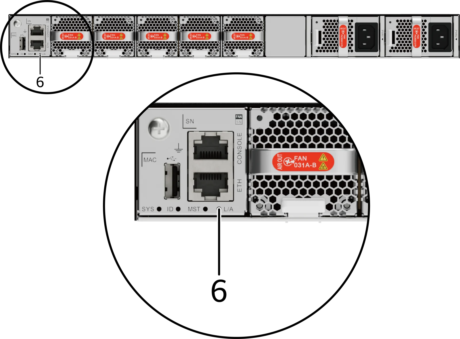 Индикаторы и кнопки, CE6885H-48YS8CQ