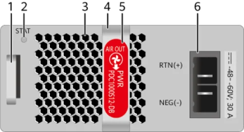 PDC1000S12-DB (Блок питания DC 1000 Вт (выброс воздуха со стороны панели питания))