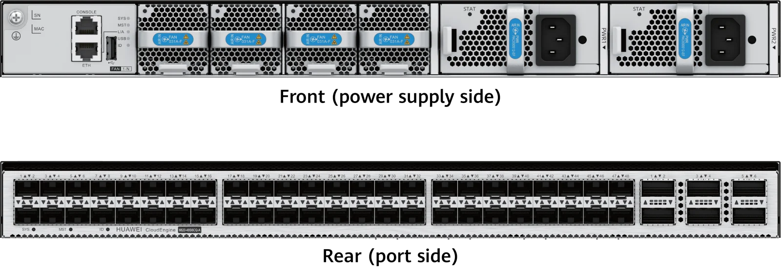 Портовая панель, CE6820-48S6CQ-A
