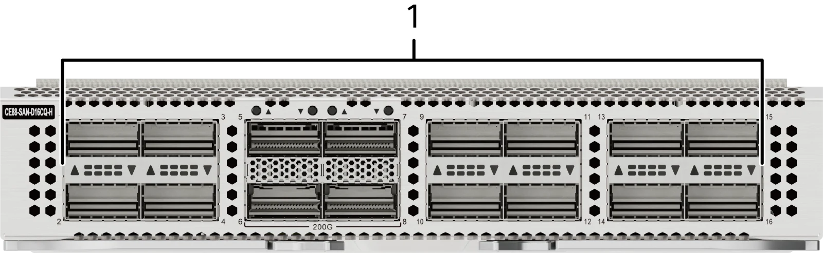 Порты и интерфейсы, CE88-SAN-D16CQ-H