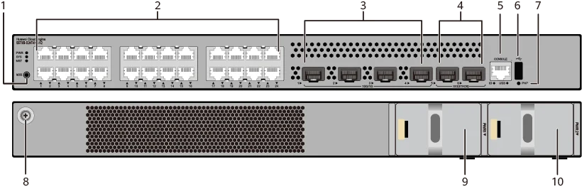 Портовая панель, S5735I-S24T4XE-V2
