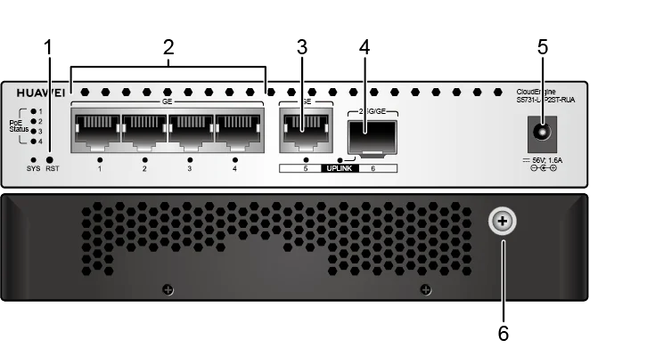Портовая панель, S5731-L4P2ST-RUA