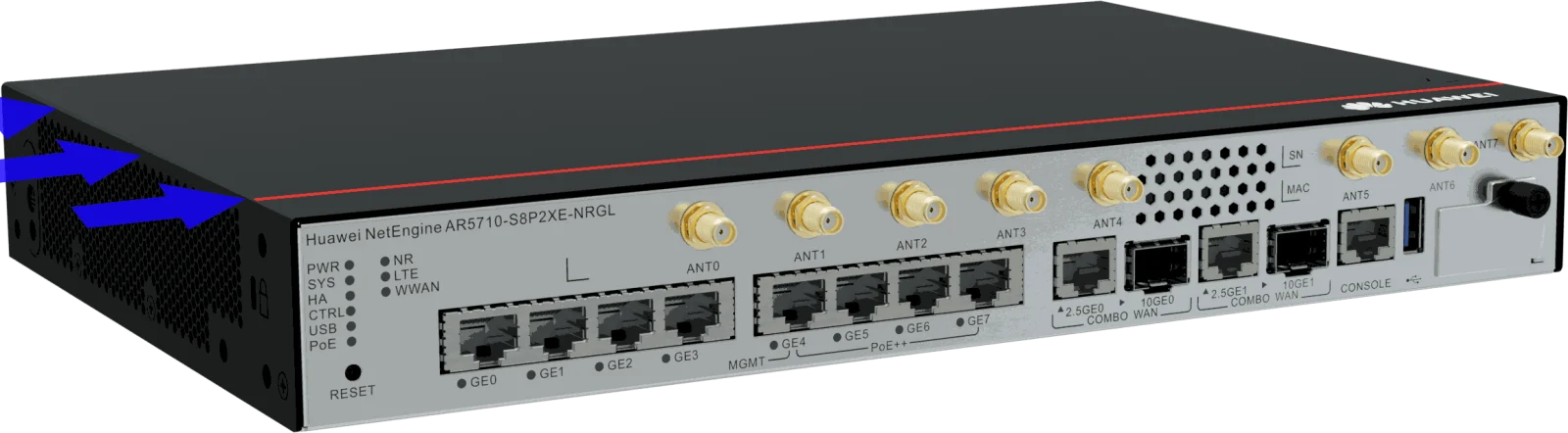 Портовая панель, AR5710-S8P2XE-NRGL