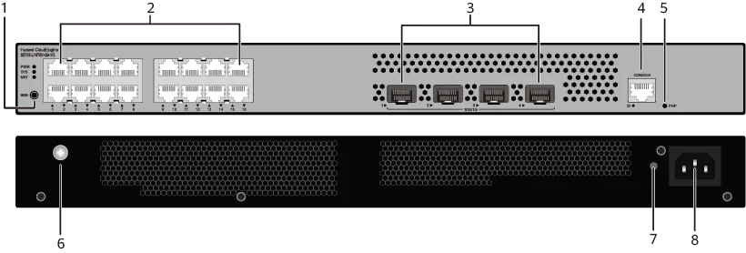 Портовая панель, S5735-L16T4X-QA-V2