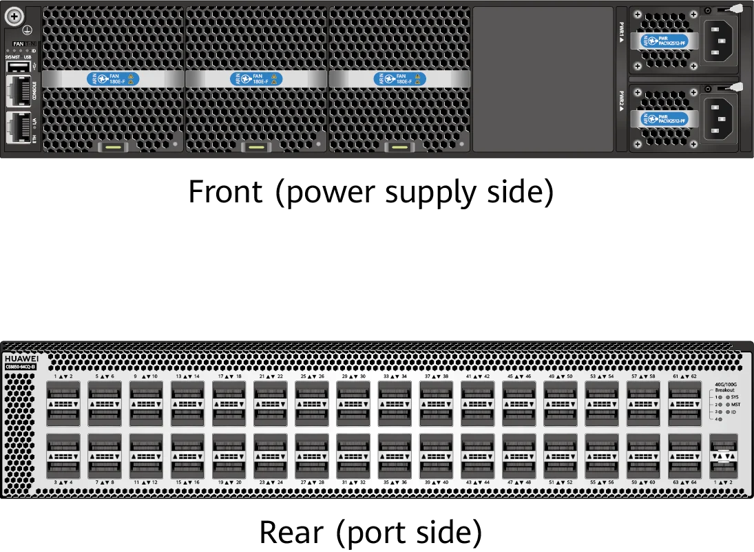 Портовая панель, CE8850-64CQ-EI