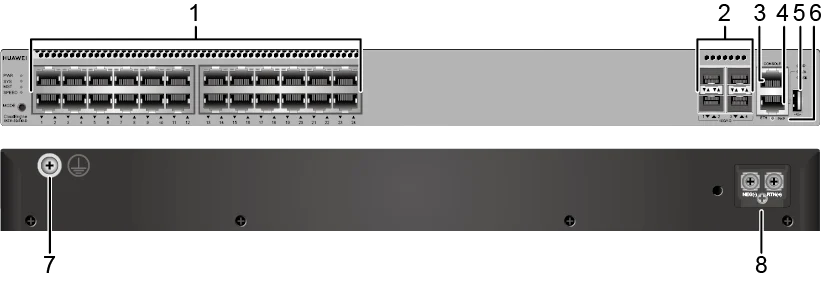Портовая панель, S5731-S24T4X-D