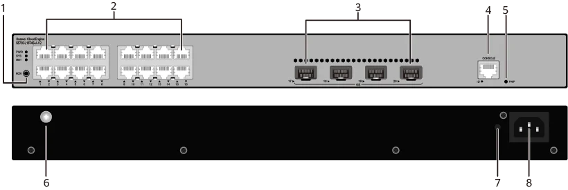 Портовая панель, S5735-L16T4S-A-V2