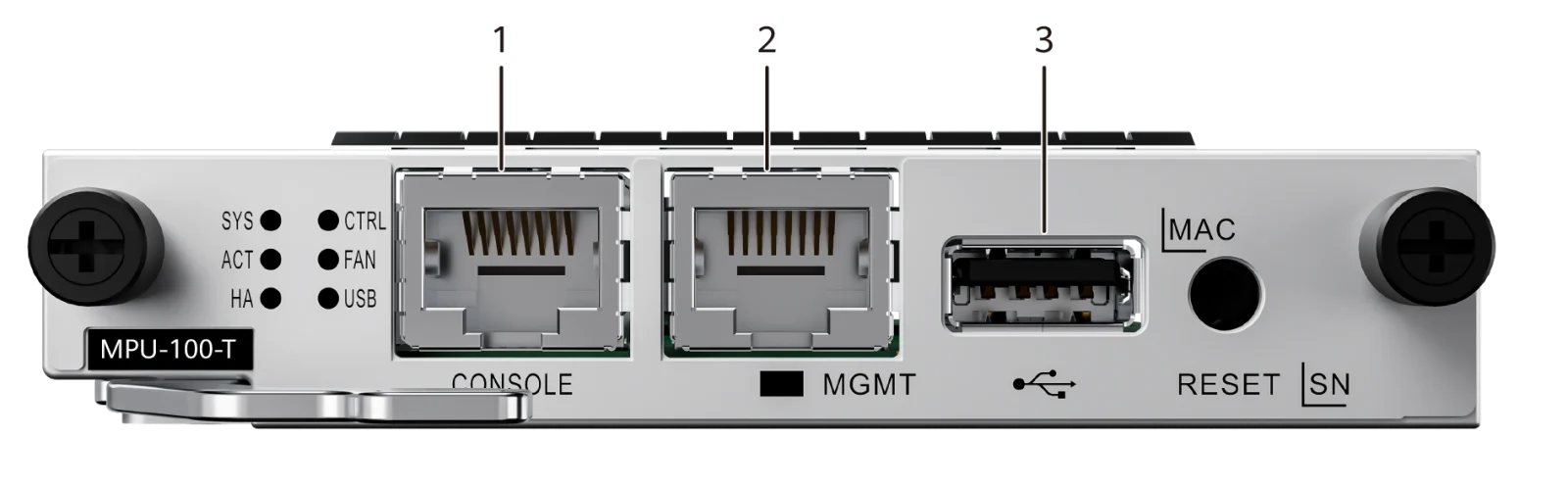 Порты и интерфейсы, MPU-100-T