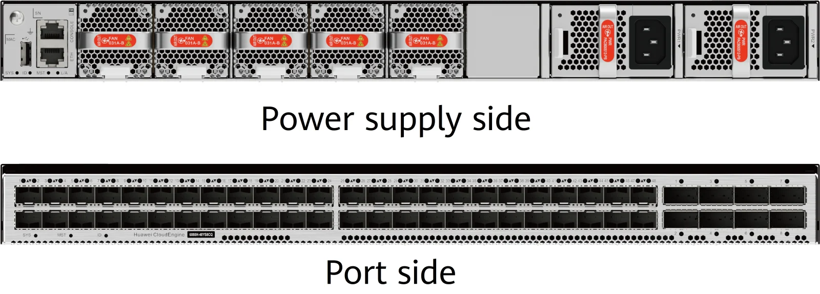 Портовая панель, CE6885H-48YS8CQ
