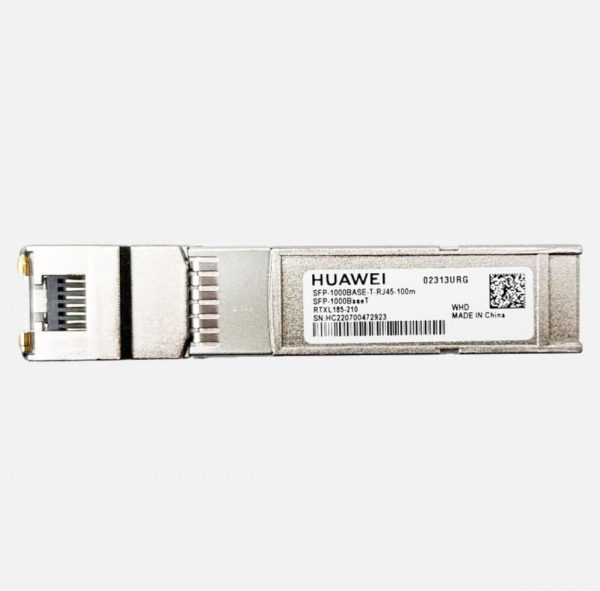 Медный модуль Huawei SFP-1000BaseT, SFP, 1G, RJ45, 100 м (02313URG)